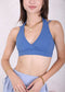 Surplice Neck Double Strap Sports Bra