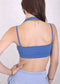 Surplice Neck Double Strap Sports Bra