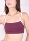 Contrast Piping Sports Bra