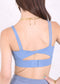 Double Strap Twist Back Sports Bra