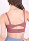 Double Strap Twist Back Sports Bra