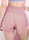 High Waist Double Layer Shorts