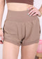High Waist Double Layer Shorts