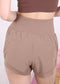 High Waist Double Layer Shorts