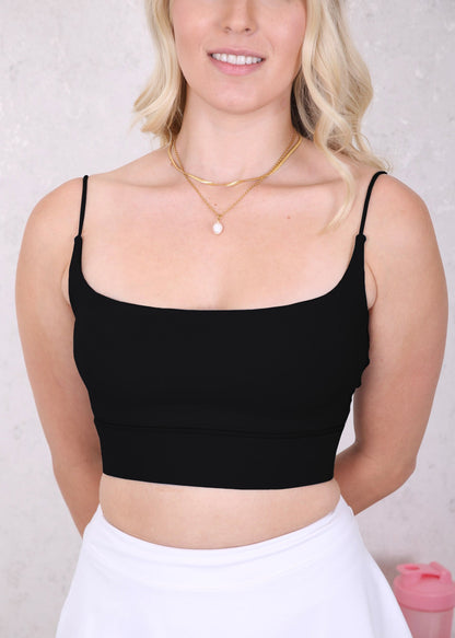 Classic Square Neck Sports Bra
