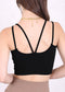 Solid V-Back Sports Top