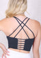 Strappy Back Fitted Sports Top