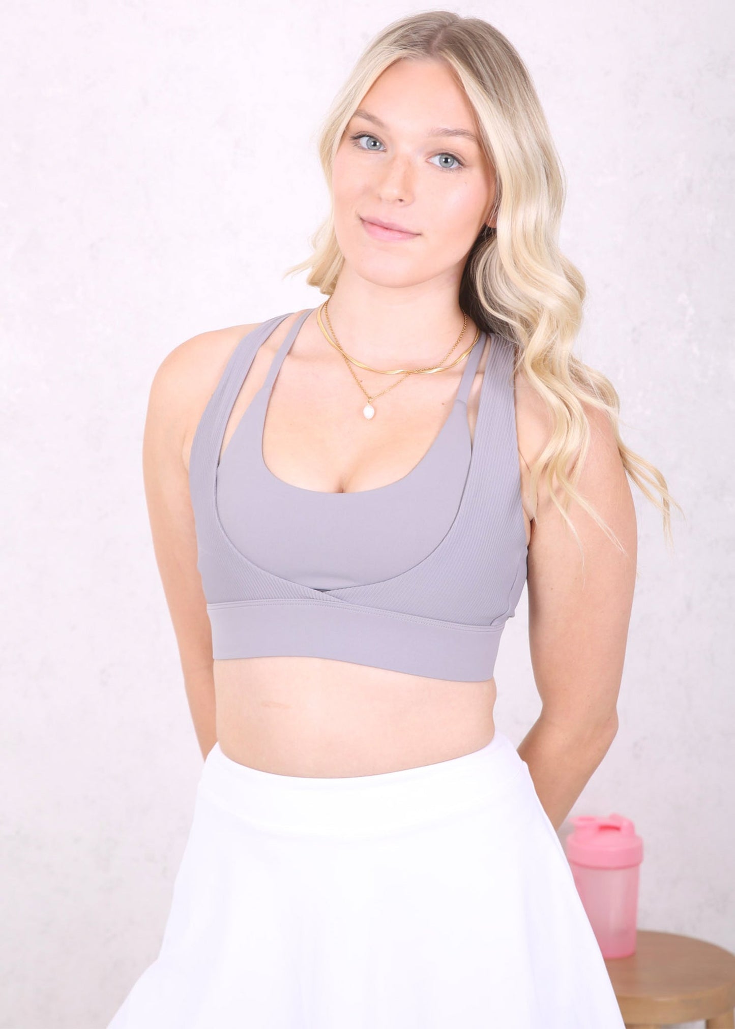 Double Layer Scoop Sports Bra