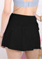 Side Ruched Tie Sports Skirt