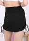 Overlap Waist Ruched Sports Skirt