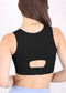 Double Layer Round Neck Sports Bra