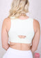 Double Layer Round Neck Sports Bra