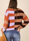 Color Block Drop Shoulder Sweater