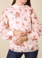 Multi-Floral Pattern Bishop Sleeve Blouse