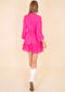 Mandarin Collar Tiered Ruffle Dress