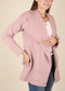 Open Front Wide Lapel Waterfall Relaxed Cardi