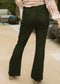 Solid Color Velvet Pants