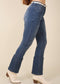 Middle Seam Multi-Button Jeans