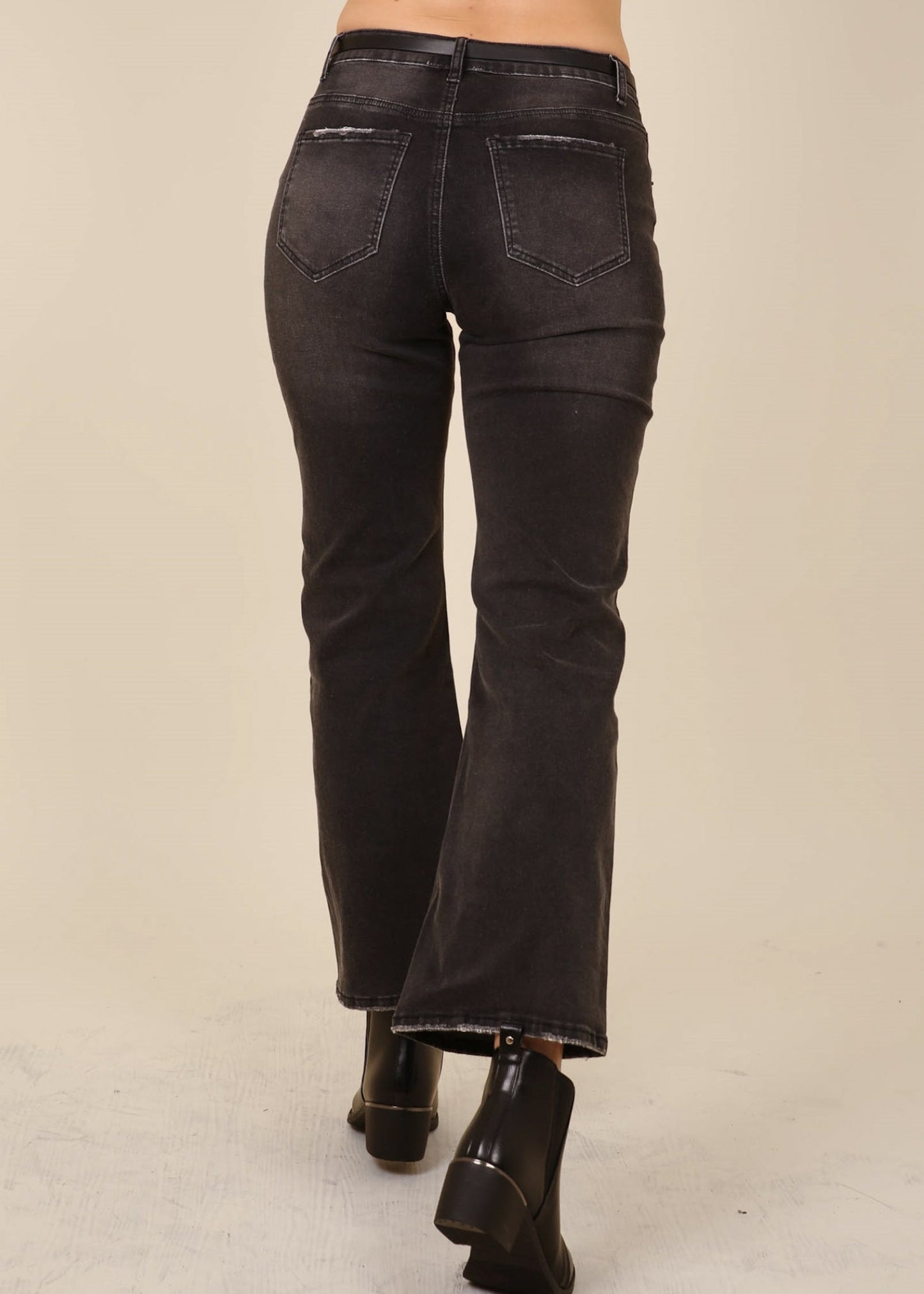 High Waist Classic Flared Jeans