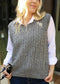 Cable Knit Pattern Sweatervest