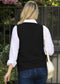 Side Button Detail Sweatervest