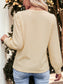 Boatneck Long Sleeves Knitted Top