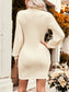Front Chest Cutout Midi Dress