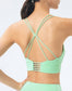 Double Crossing Straps Sports Bra