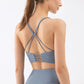 Double Crossing Straps Sports Bra