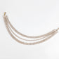 Fancy Crystal Embellished Layered Chocker Necklace