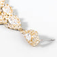Fancy Crystal Embellished Dangle Earrings