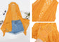 Plus Size Boho Open Front Crochet Cover Up Sleeveless Shawl Cardigan Vest, Yellow