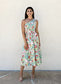 Easy on the Eyes Floral One Shoulder Dress