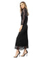 Victorian Long Sleeve Lace Maxi Dress