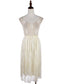 Gatsby Crochet Vest Lace Dress Set