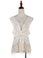 Gatsby Crochet Vest Lace Dress Set
