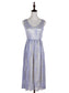 Gatsby Crochet Vest Lace Dress Set