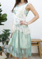 Gatsby Crochet Vest Lace Dress Set