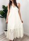 Sweetheart Neckline Lace Maxi Dress