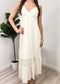 Sweetheart Neckline Lace Maxi Dress