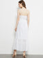 Sweetheart Neckline Lace Maxi Dress
