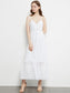 Sweetheart Neckline Lace Maxi Dress
