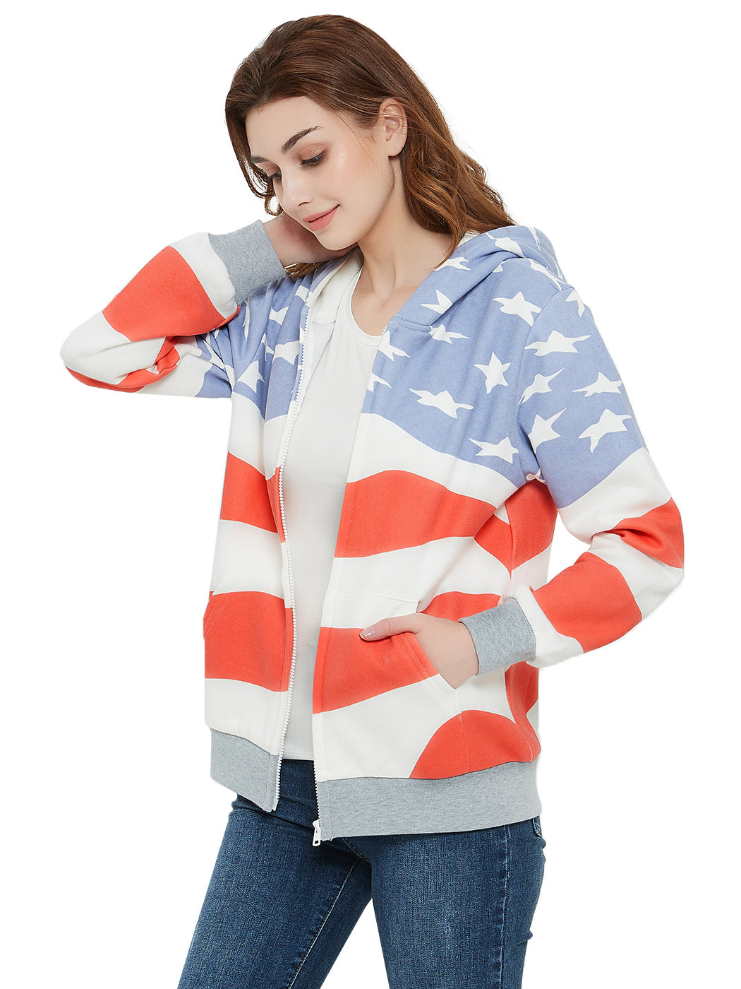 American Flag Hoodie Sweatshirt