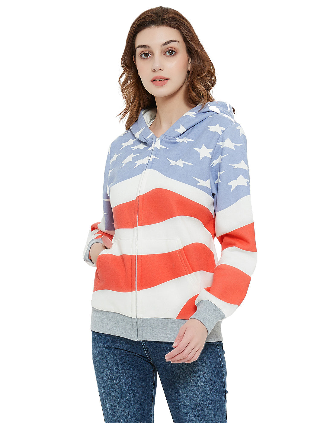 American Flag Hoodie Sweatshirt