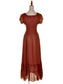 Renaissance Boho Lace Maxi Dress
