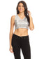 Sparkly Sequin Midriff Sleeveless Shirt