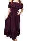 Grecian Ruffle Stretch Maxi Long Dress