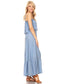 Casual Boho Spaghetti Strap Flowy Maxi Dress
