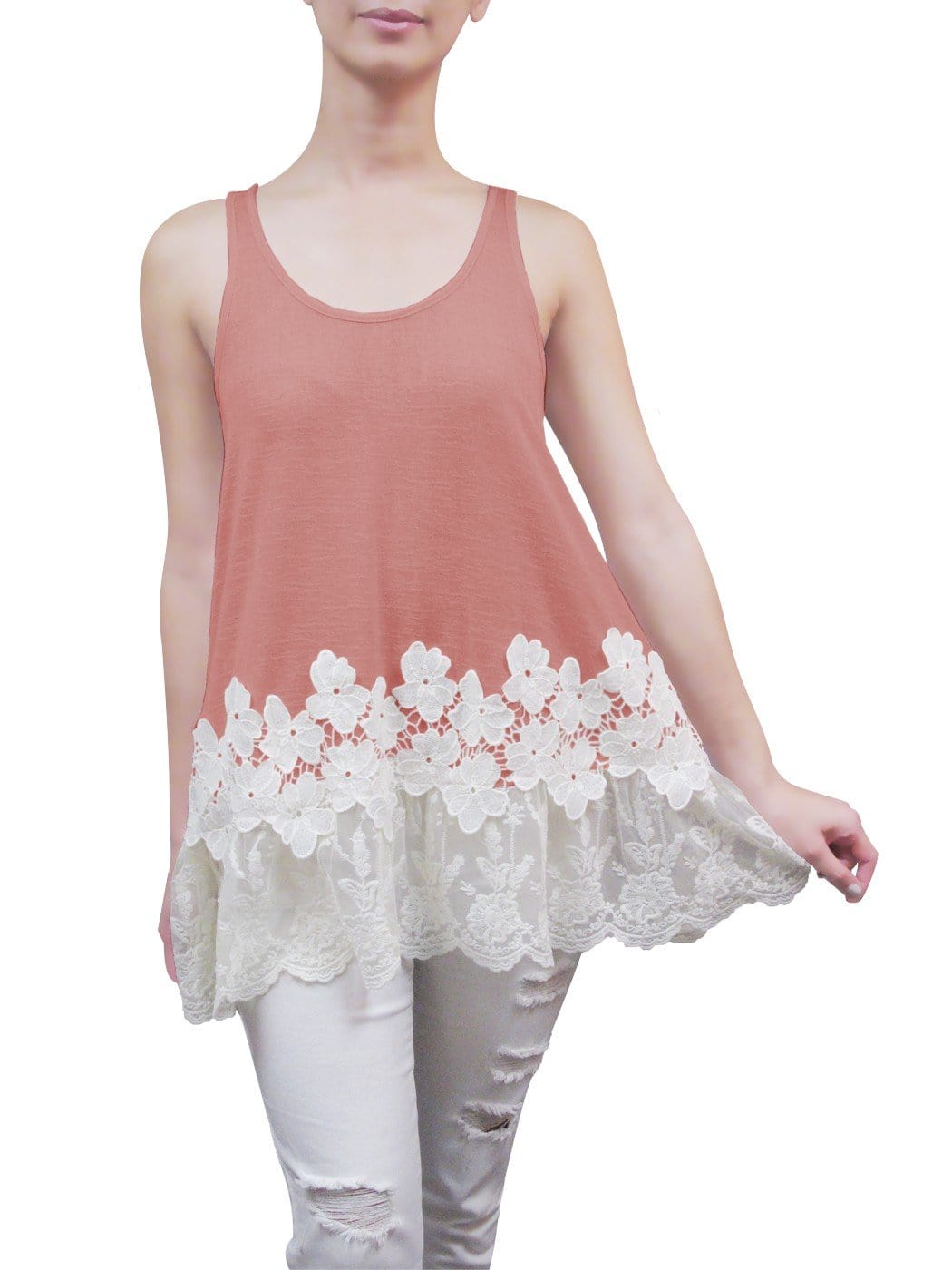 Catalina Embroidered Sleeveless Tunic