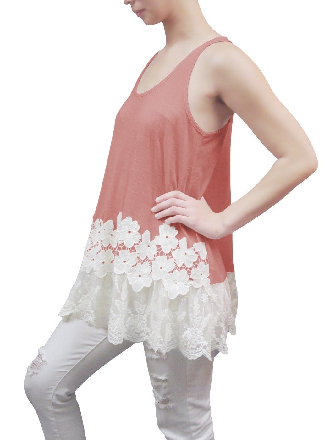 Catalina Embroidered Sleeveless Tunic